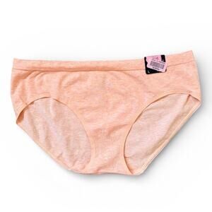 Modern Movement Women Soft Cotton Blend Peach Hipster Underwear Panties Sz L NWT